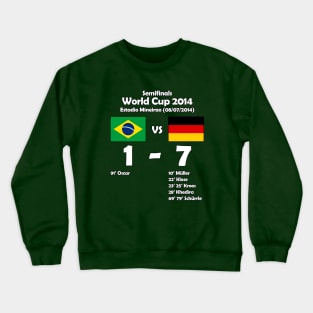 Brazil 1- Germany 7 2014 Crewneck Sweatshirt